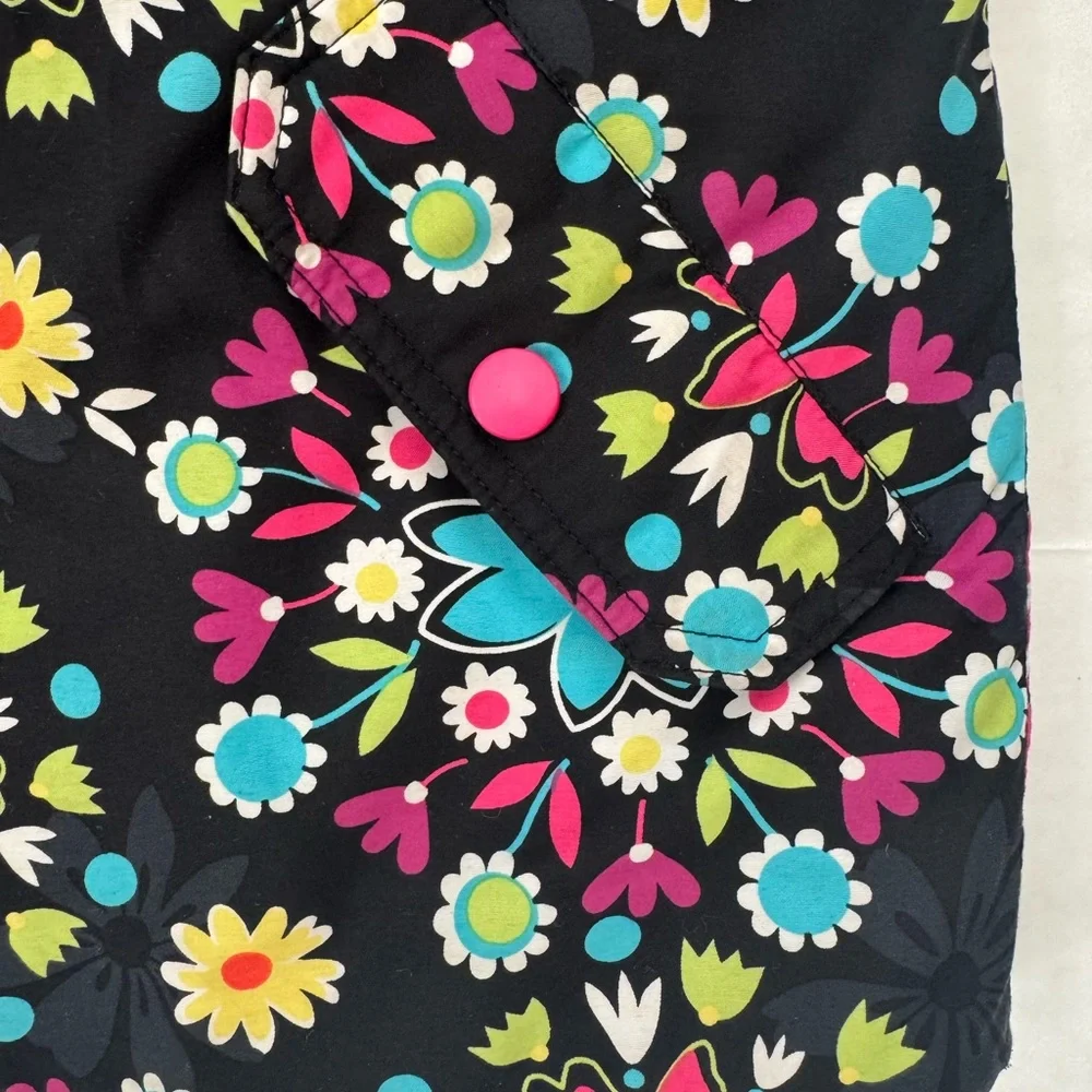 Hanna Andersson Ski Winter Floral Jacket Coat‎ Size 5 110cm snowboard